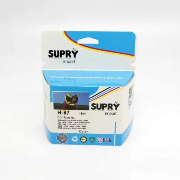 Cartucho de Tinta Compatível HP C9363W 97XL COLOR