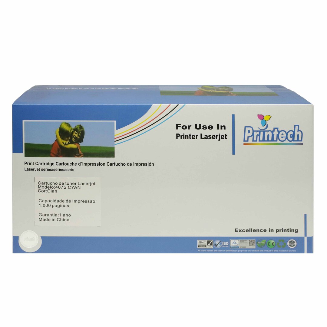 Cartucho de Toner Compatível SAMSUNG CLP325/C407 CYAN