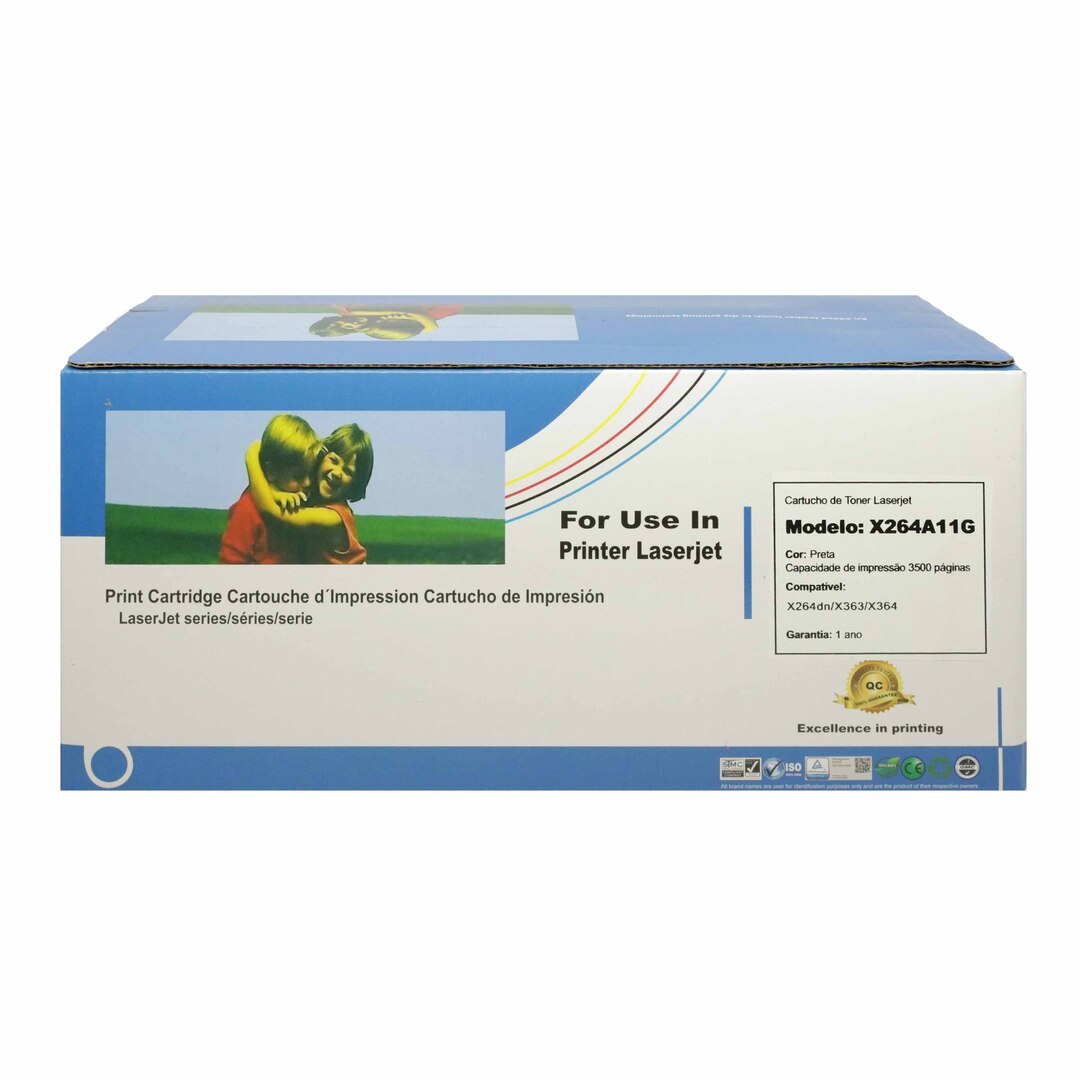 Cartucho de Toner Compatível LEXMARK X264/363/364