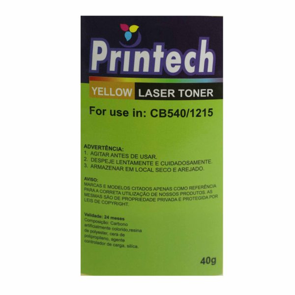 Pó de Toner Compatível HP 542A/322A/212A 1215 YELLOW - Imagem 2