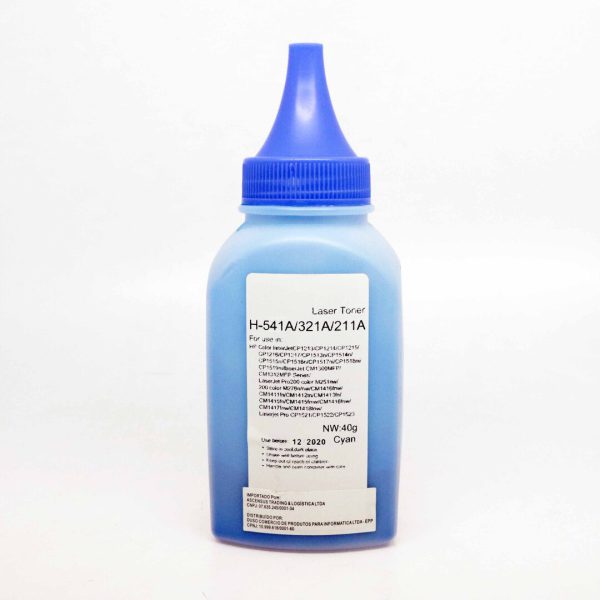 Pó de Toner Compatível HP 541A/321A/211A 1215 CYAN - Imagem 4