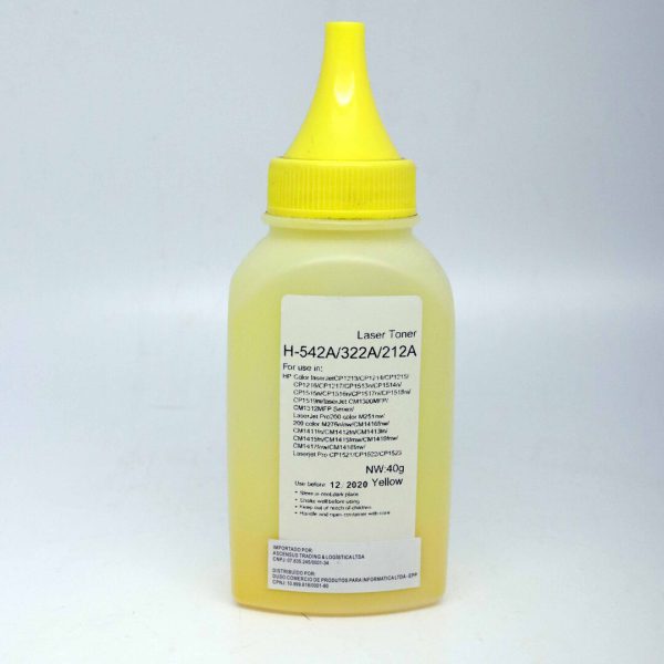 Pó de Toner Compatível HP 542A/322A/212A 1215 YELLOW - Imagem 5
