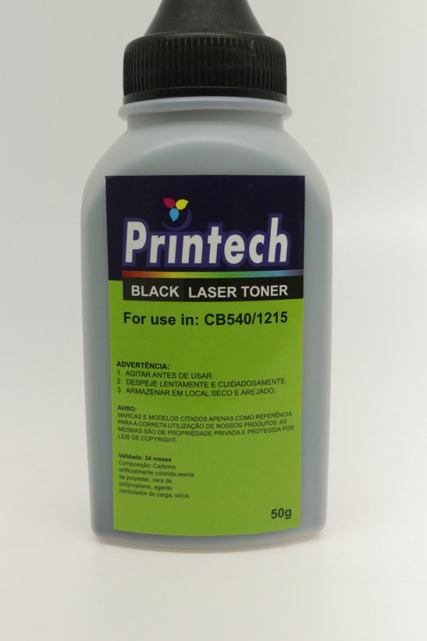 Pó de Toner Compatível HP 540A/320A/210A 1215 BLACK - Imagem 7