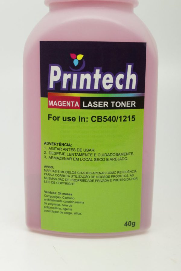Pó de Toner Compatível HP 543A/323A/213A 1215 MAGENTA - Imagem 5