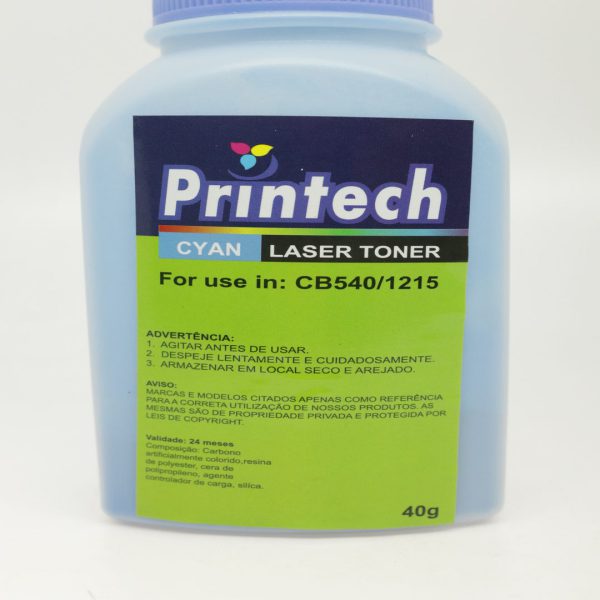 Pó de Toner Compatível HP 541A/321A/211A 1215 CYAN - Imagem 5