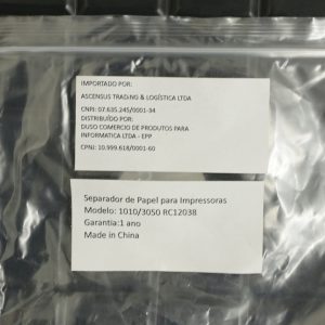 Separador de Papel Compatível HP 1010/1018/1020/3030